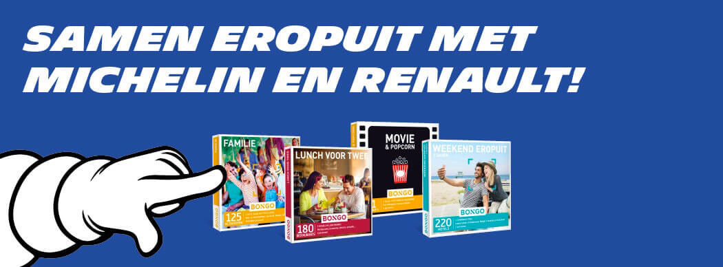 Samen eropuit met Michelin en Renault!
