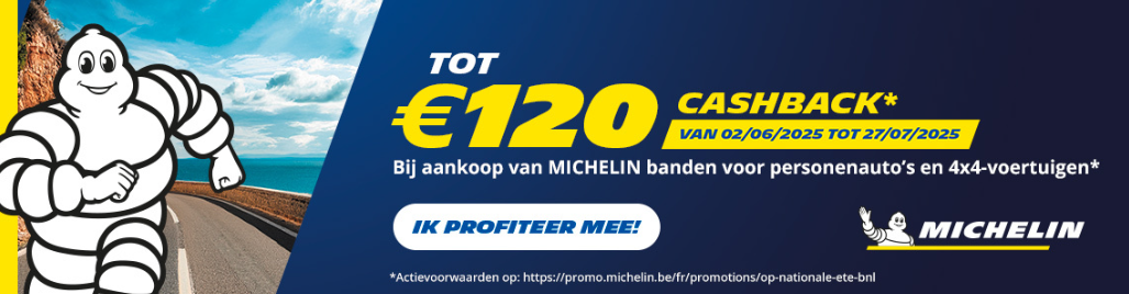 Tot €120 cashback